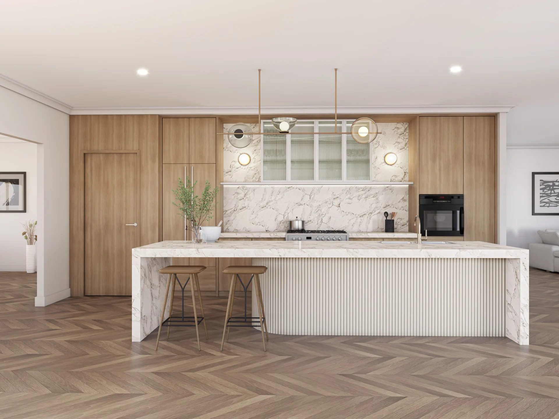 Interactive & Virtual Tours example — kitchen heritage residence
