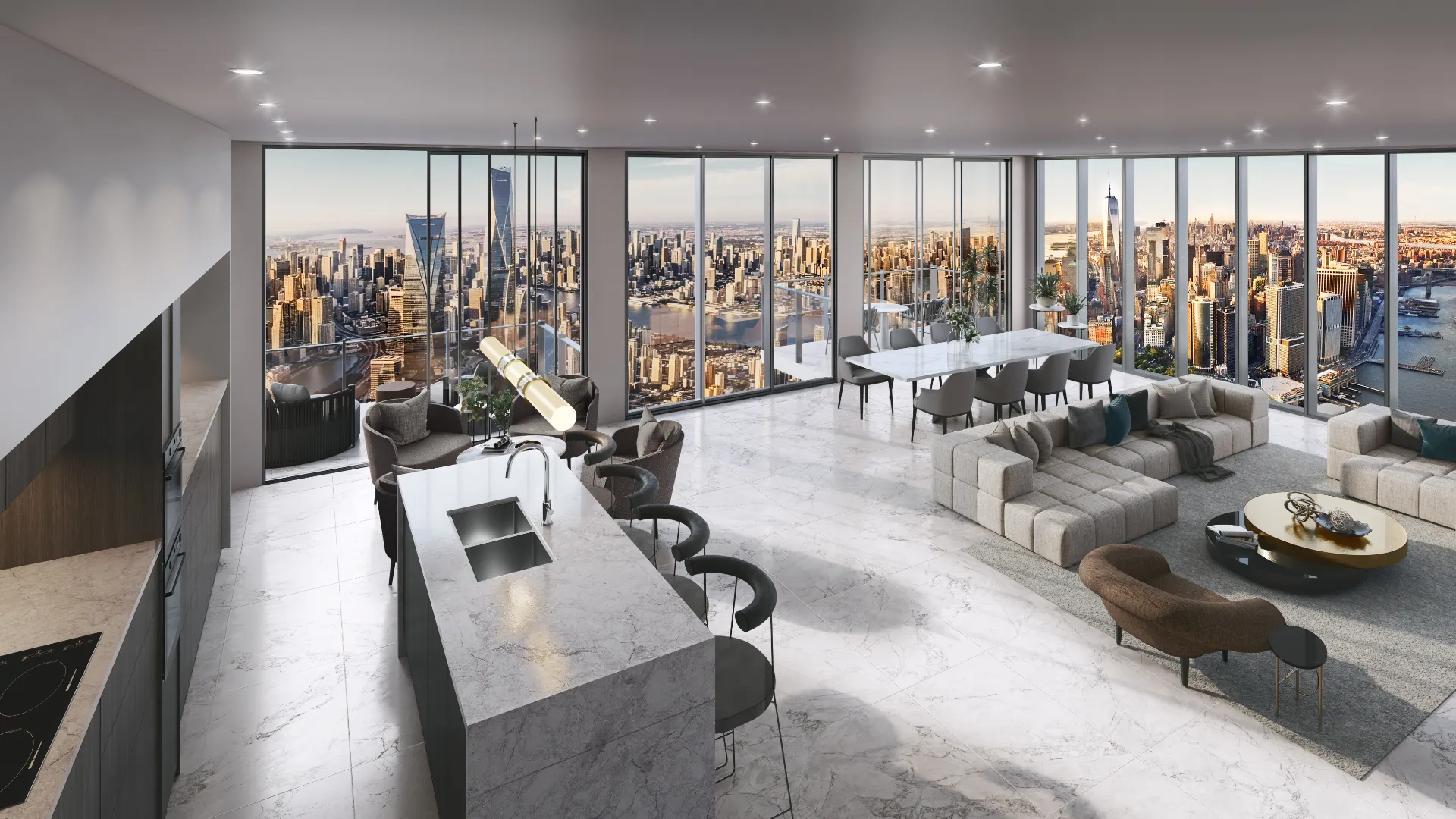 Skyline Apartments — Residential development architectural visualisation